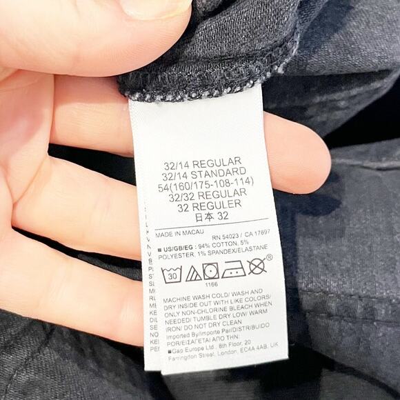 GAP High Rise '70s Patch Pocket Flare Jeans Black 14 - Picture 5 of 5